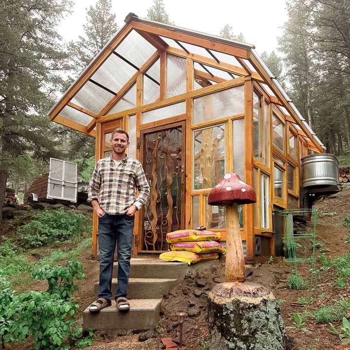 Custom greenhouse designed and built in Boulder, CO